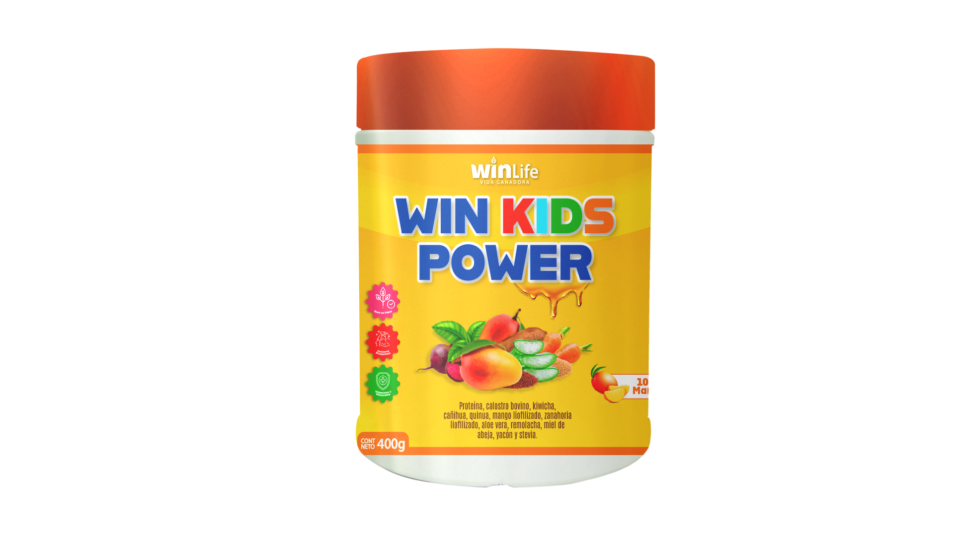 WIN KIDS MANGO 400GR.